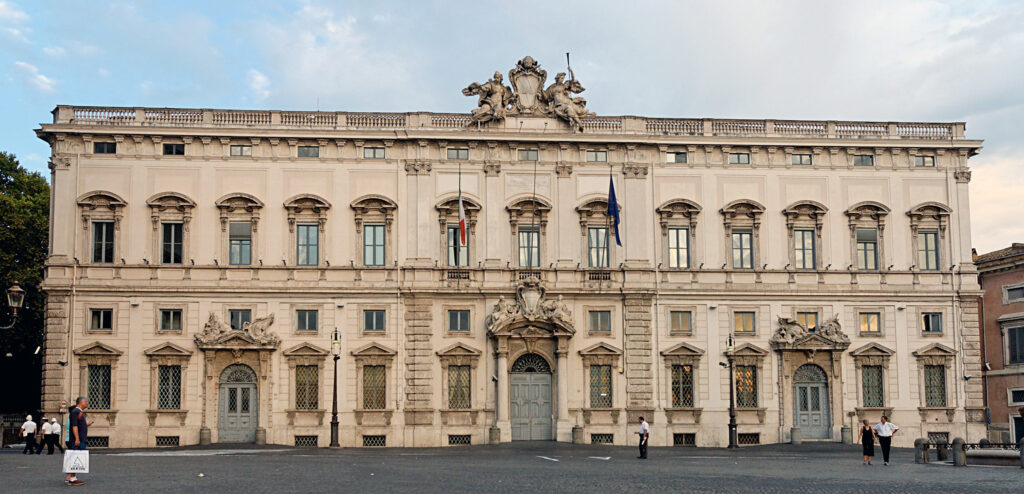 Palazzo della Consulta, sede de la Corte Constitucional italiana en Roma